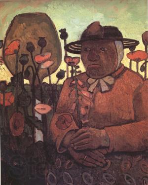 Paula Modersohn-Becker old Poorhouse Woman with a Glass Bottle (nn03)